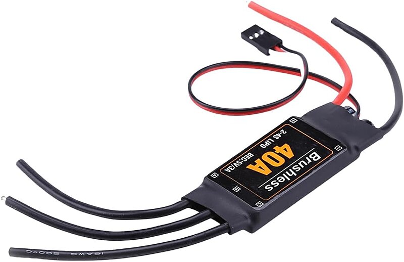 Drone ESC Brushless 40A Fırçasız Motor Hız Kontrol Sürücüsü - 2-4S Li/po Uyumlu Bullet Konnektör