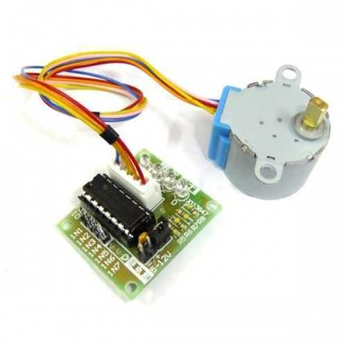 28 BYJ-48 Redüktörlü Step Motor ve ULN2003A Step Motor Sürücü Kartı