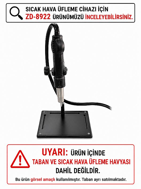 ZD-11P Sıcak Hava Tabanca Tutucu Aparatı - TABANSIZ