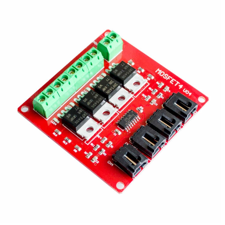 IRF540 4 Kanal Mosfet Modülü