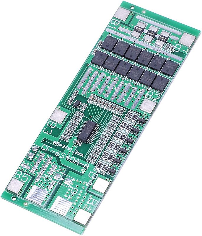 6S 40A Bms Lityum Lipo Pil Şarj Koruma Devresi