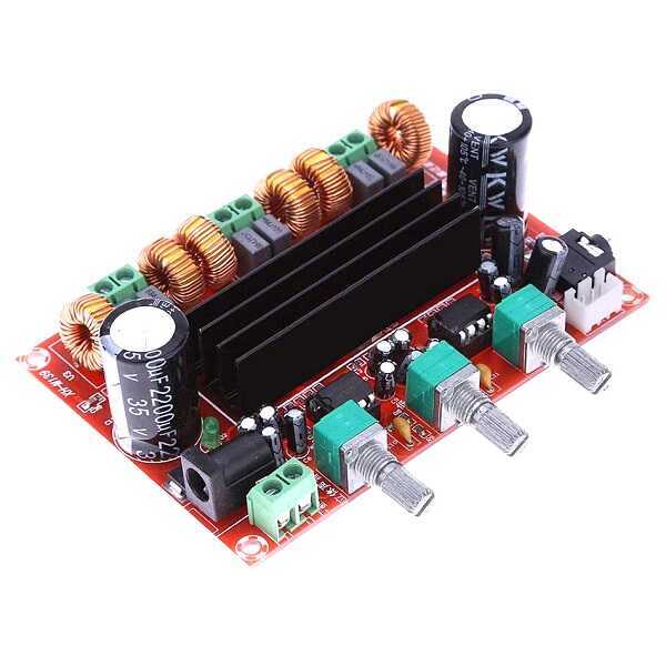 2+1 Amfi Devresi 2 x 80W + 100W TPA3116D2 Amplifikatör Amfi