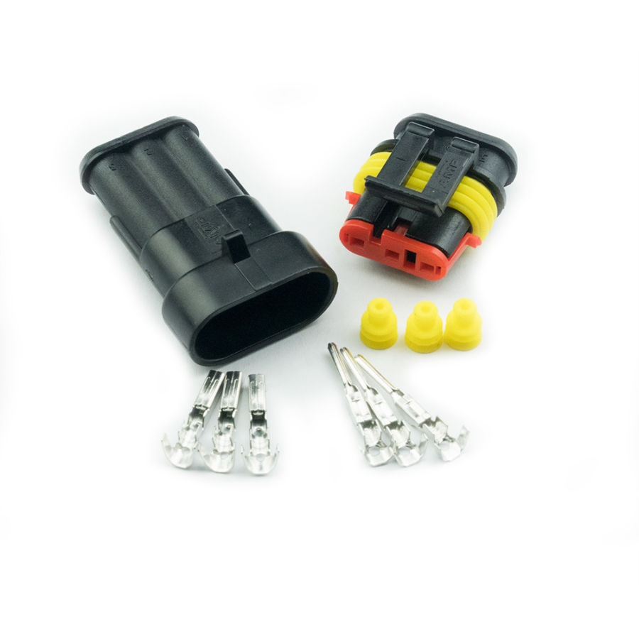 2 Pin Su Geçirmez Araç Konnektör Takımı 1.5mm