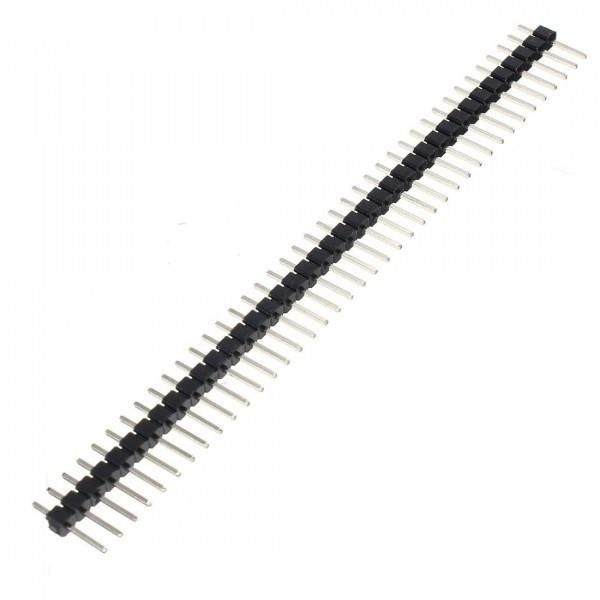 1x40 12mm Erkek Header 40 Pin 2.54mm 180 Derece