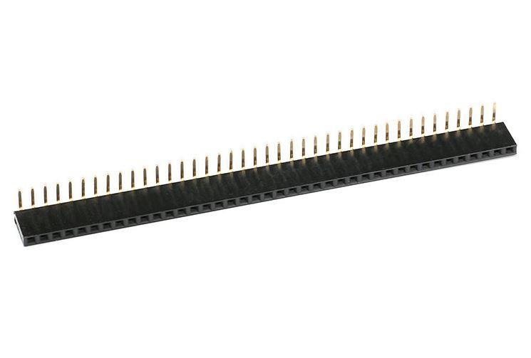 1x40 Dişi Header 40 Pin 90 Derece